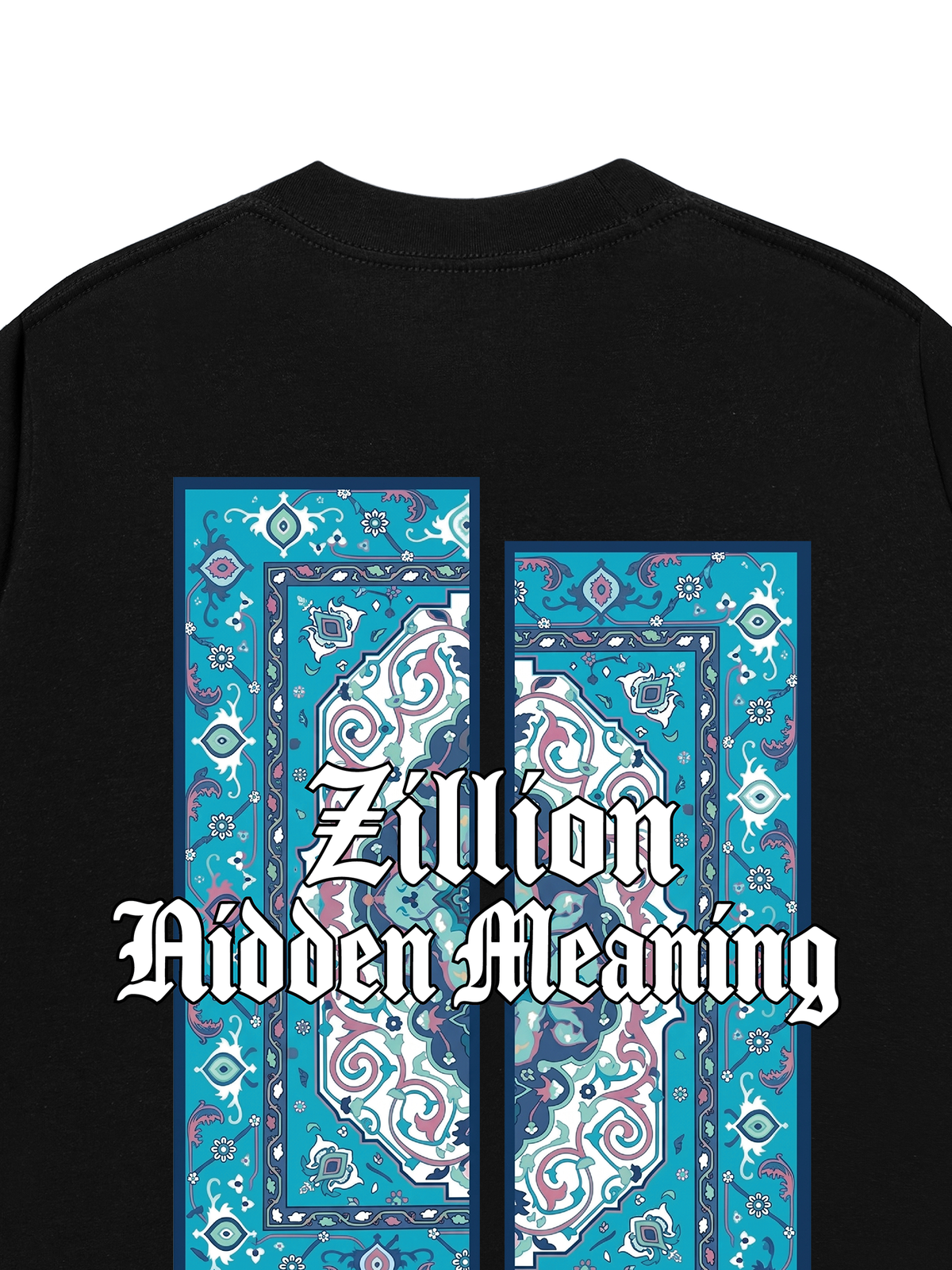 Áo Thun Relaxed Fit Zillion Blue Rug