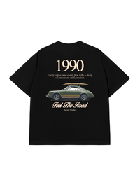 Áo Thun Relaxed Fit Car Feel The Road