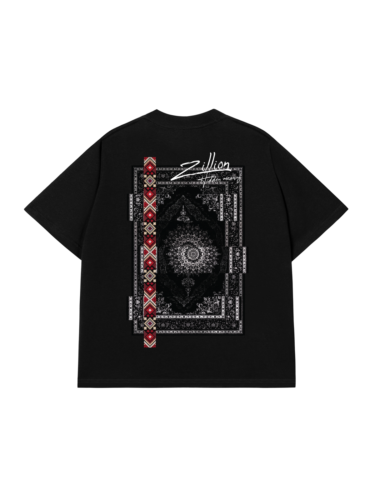 Áo Thun Relaxed Fit Zillion Black Rug