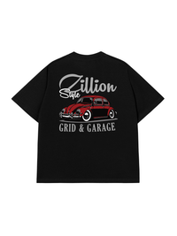 Áo Thun Relaxed Fit Zillion Style Grid & Garage