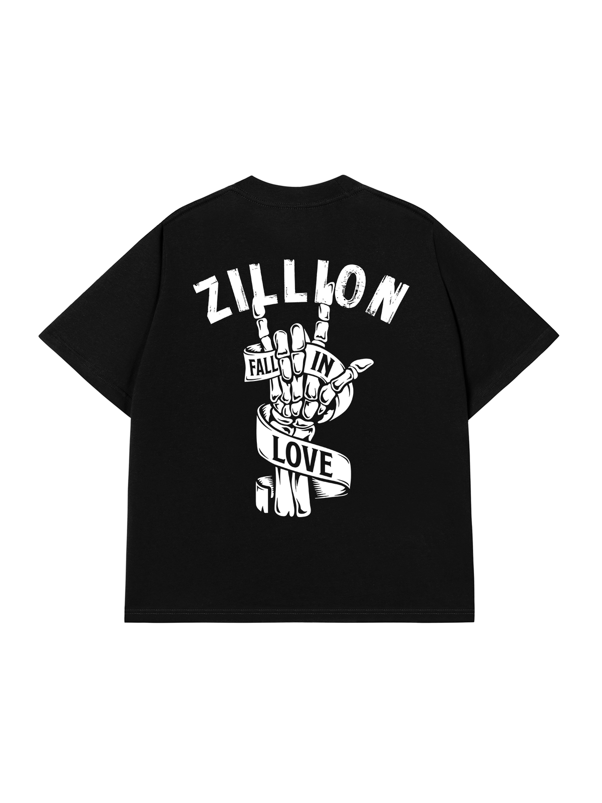 Áo Thun Relaxed Fit Skull Fall In Love