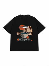Áo Thun Relaxed Fit THE SEA INSIDE THE MOON
