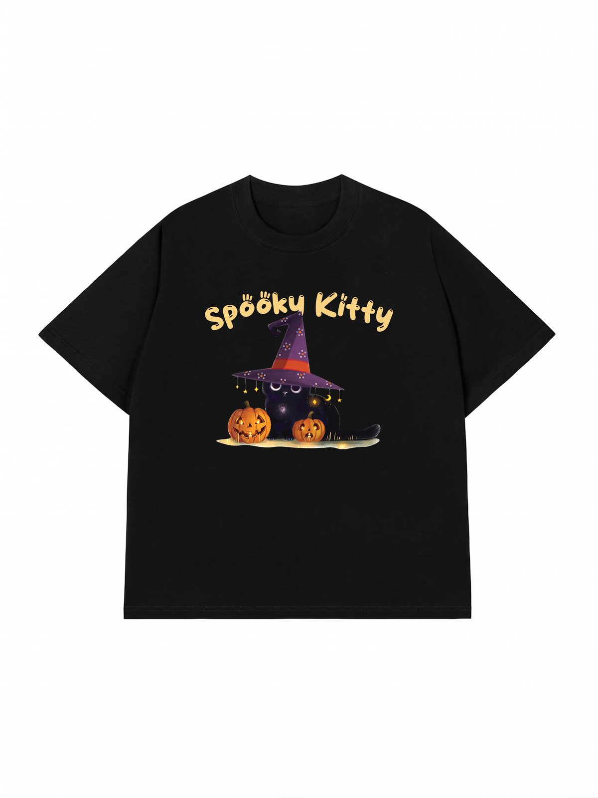 Áo Thun Relaxed Fit Spooky Kitty