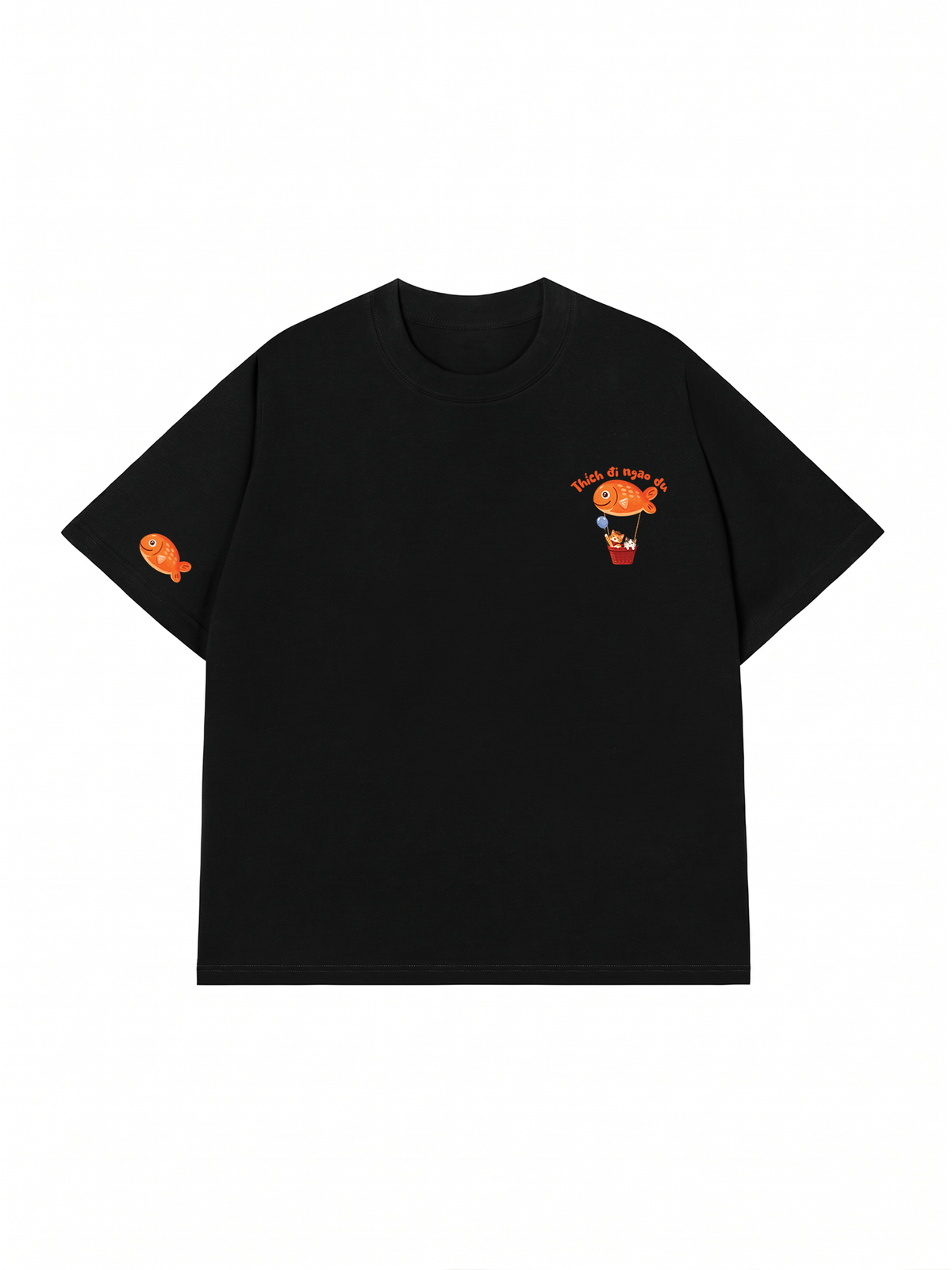 Áo Thun Relaxed Fit Thích Đi Ngao Du