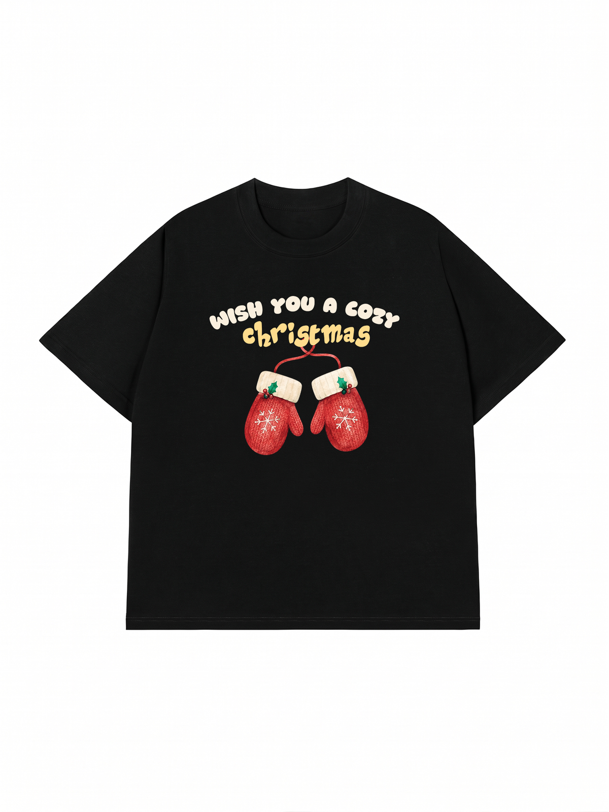 Áo Thun Relaxed Fit Wish You A Cozy Christmas