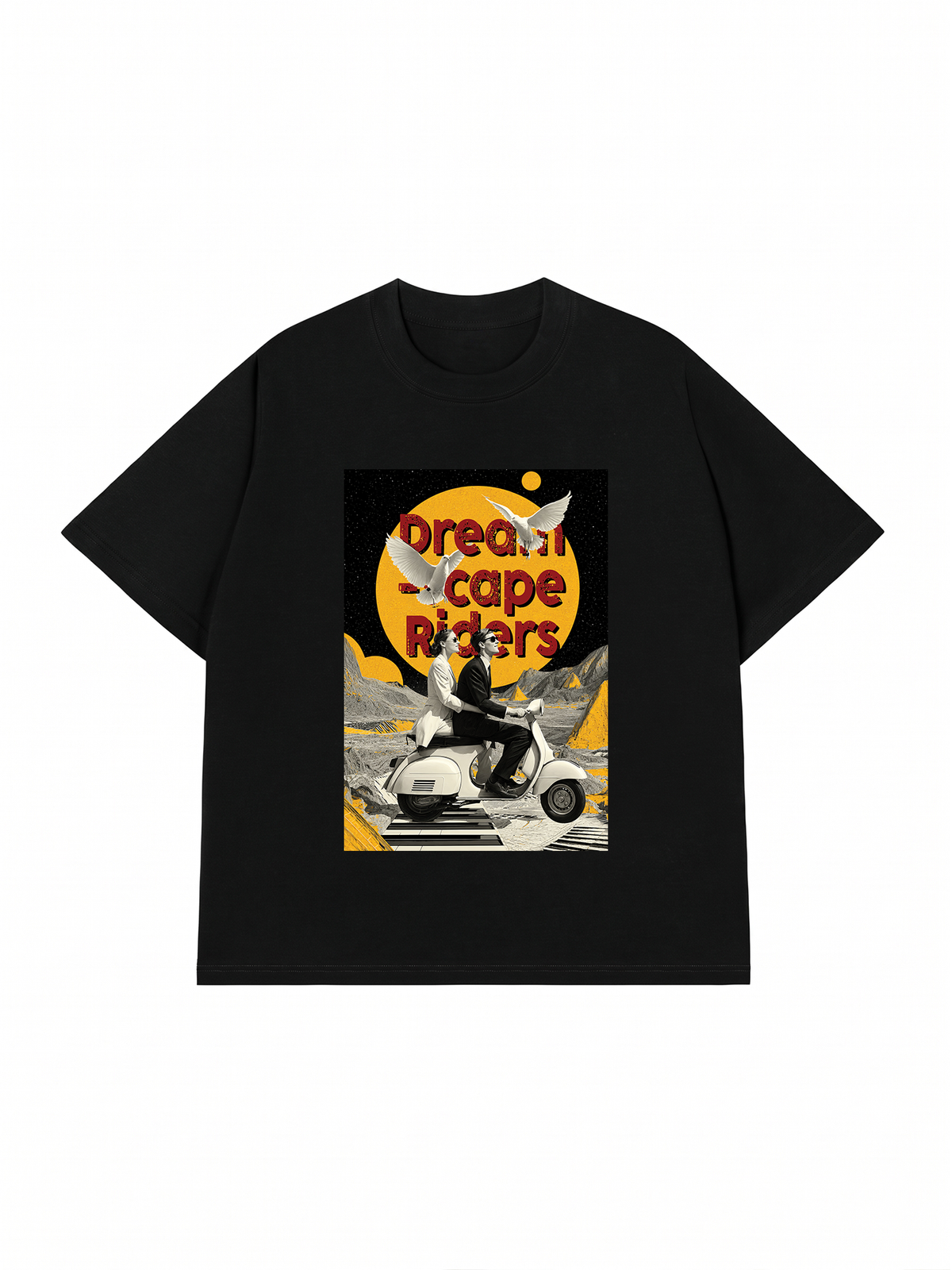 Áo Thun Relaxed Fit Dreamscape Rider