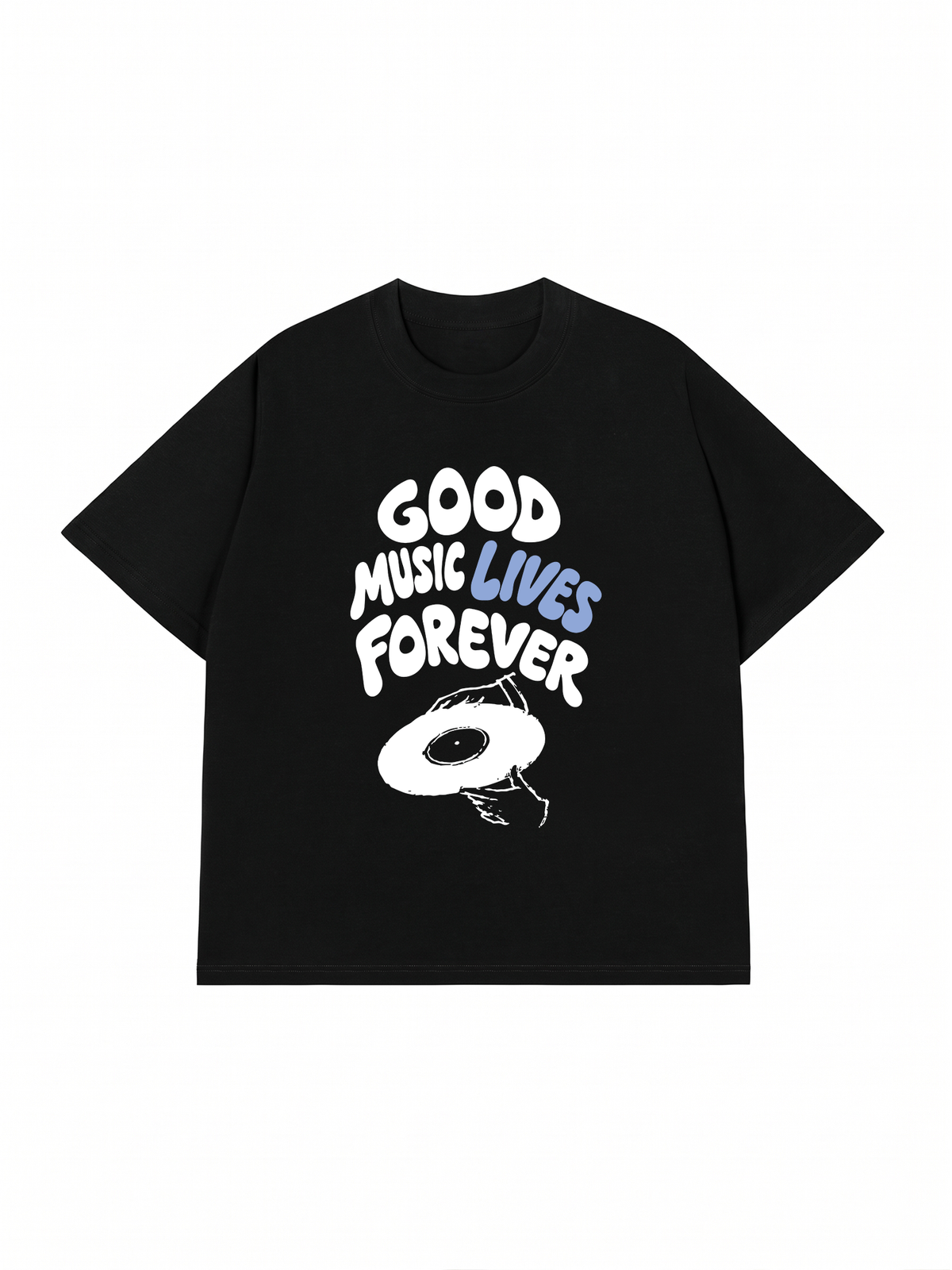 Áo Thun Relaxed Fit Good Music Lives Forever