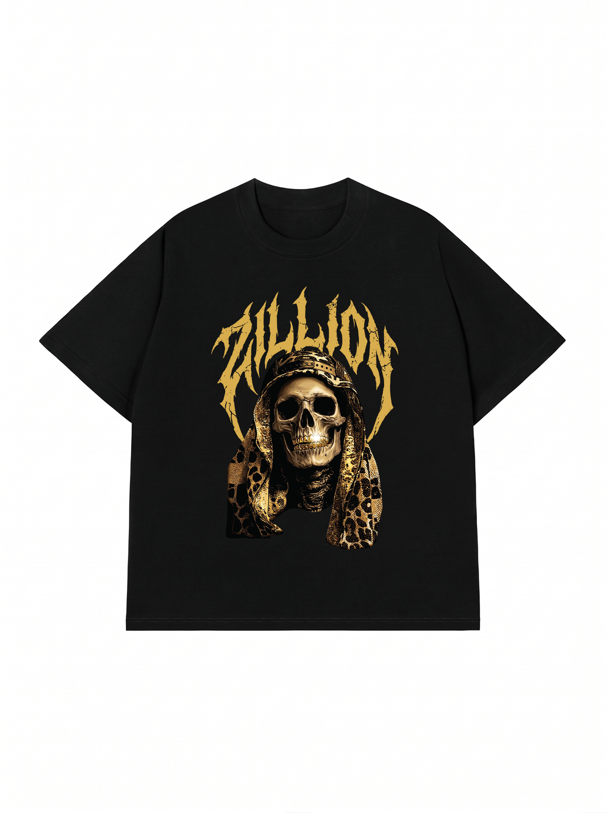 Áo Thun Relaxed Fit Golden Skull