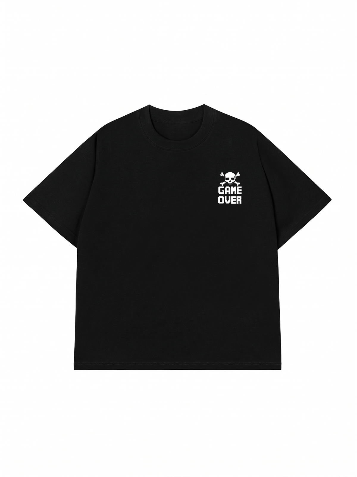 Áo Thun Relaxed Fit Skull Game Over