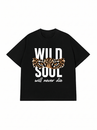 Áo Thun Relaxed Fit Wild Soul Will Never Die