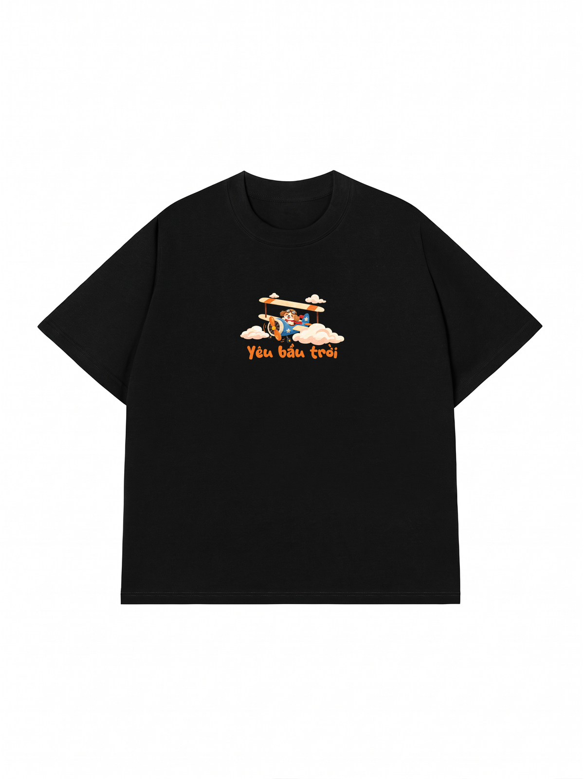 Áo Thun Relaxed Fit Yêu Bầu Trời