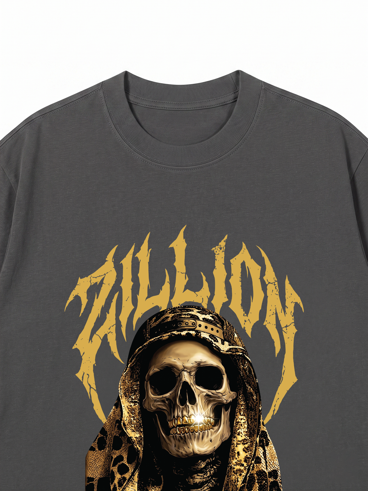 Áo Thun Relaxed Fit Golden Skull