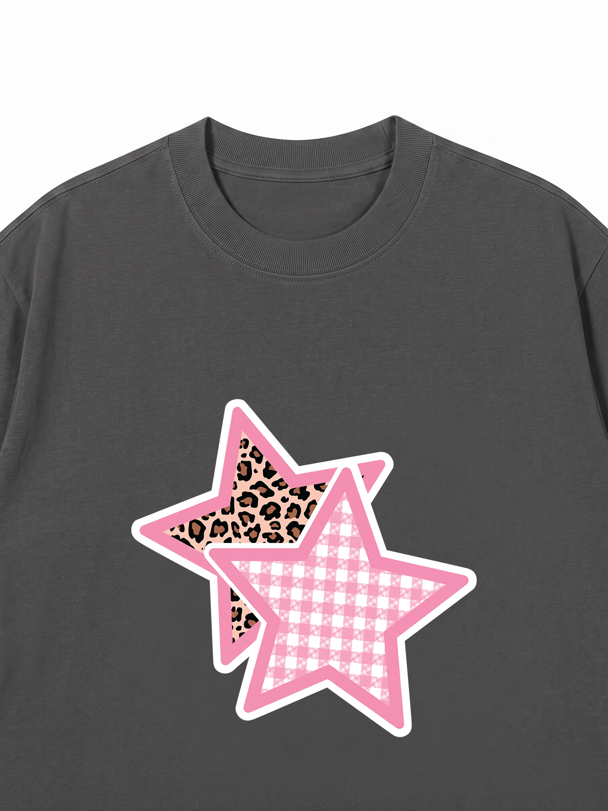 Áo Thun Relaxed Fit Leopard Star
