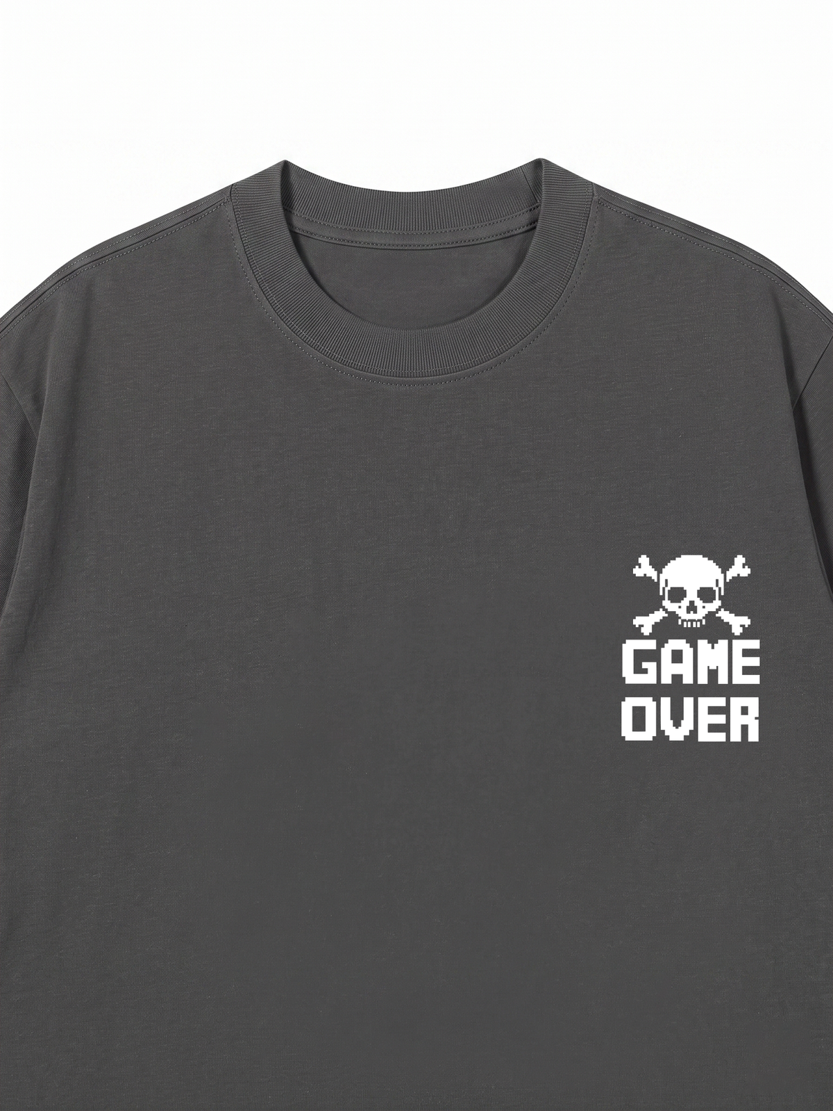 Áo Thun Relaxed Fit Skull Game Over