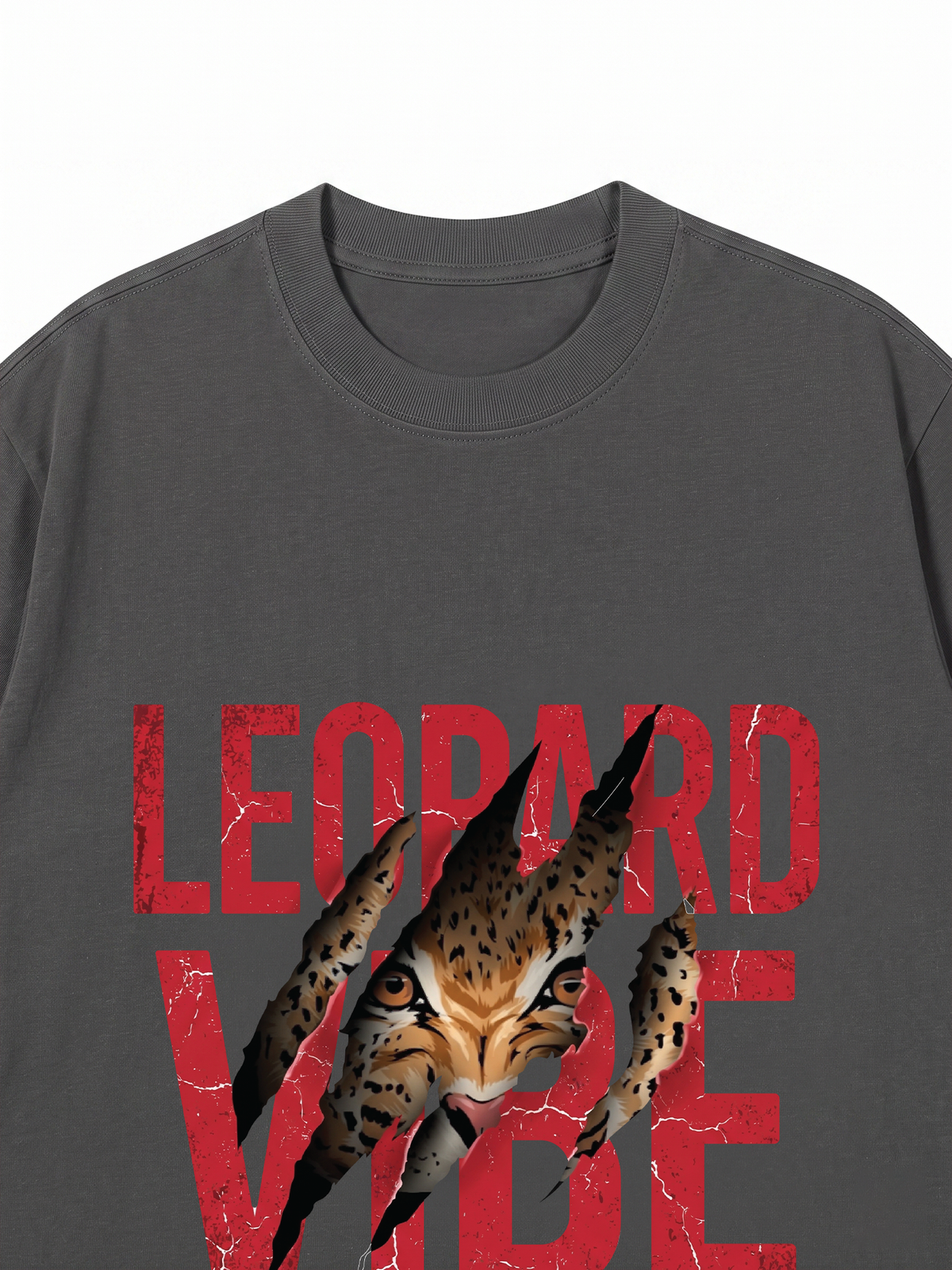 Áo Thun Relaxed Fit Leopard Rip