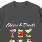 Áo Thun Relaxed Fit Cheers & Drinks