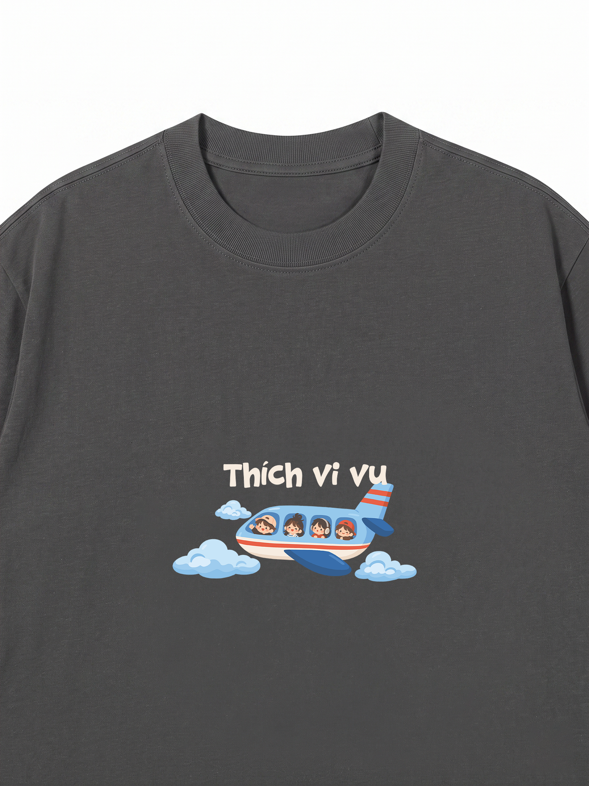 Áo Thun Relaxed Fit Thích Vi Vu