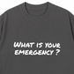 Áo Thun Relaxed Fit Car What Is Your Emergency