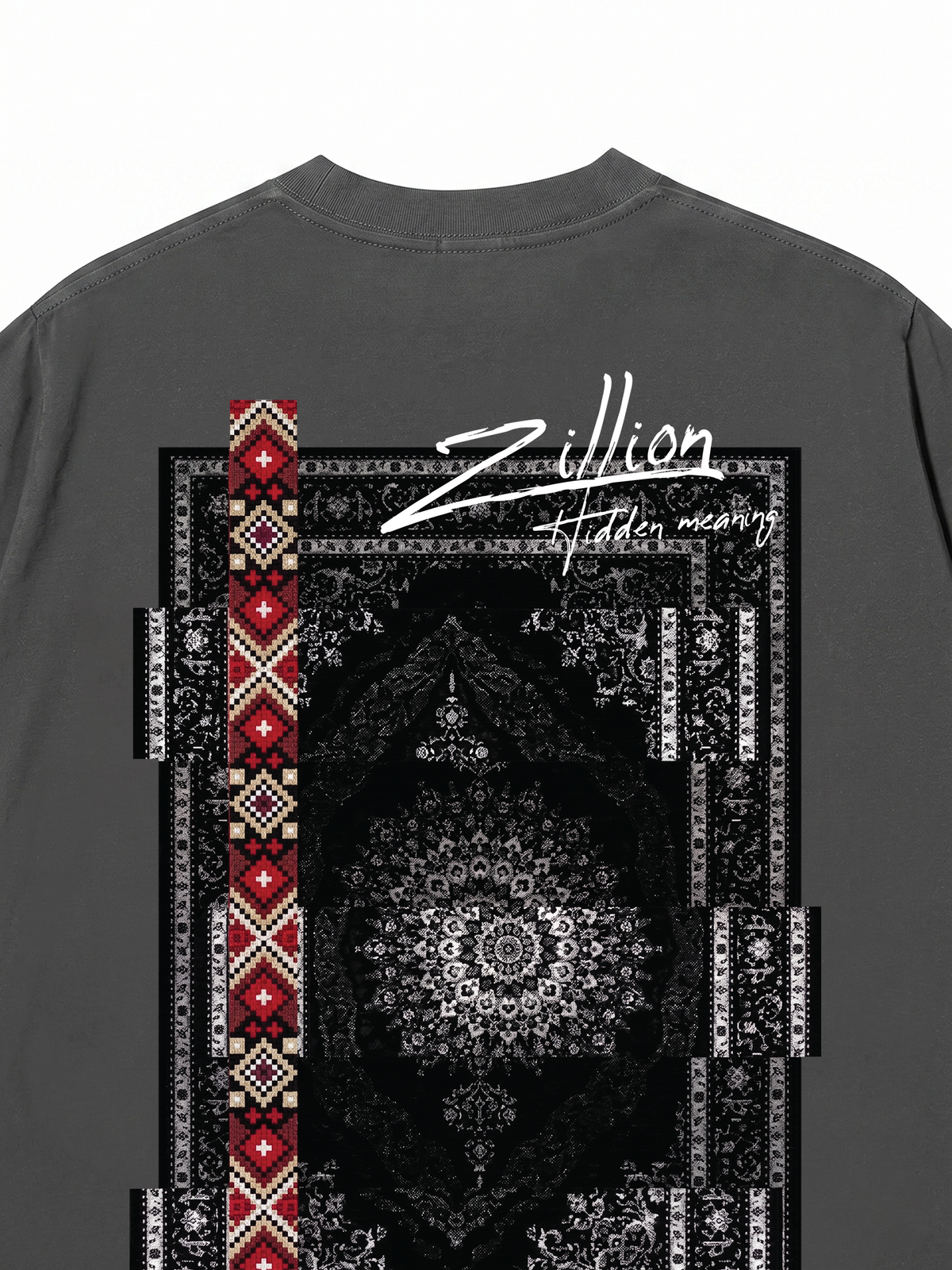 Áo Thun Relaxed Fit Zillion Black Rug
