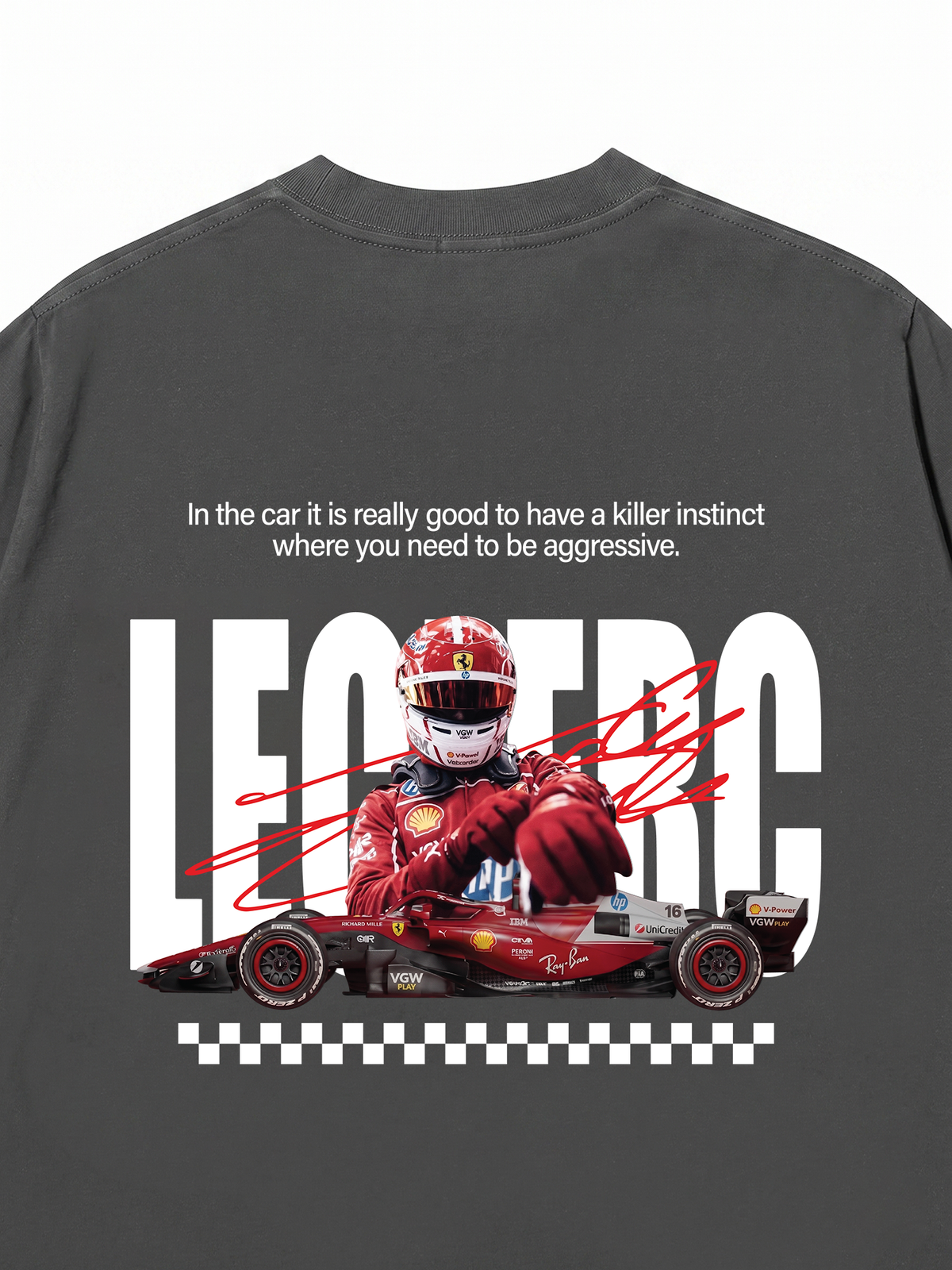 Áo Thun Relaxed Fit Car Leclerc