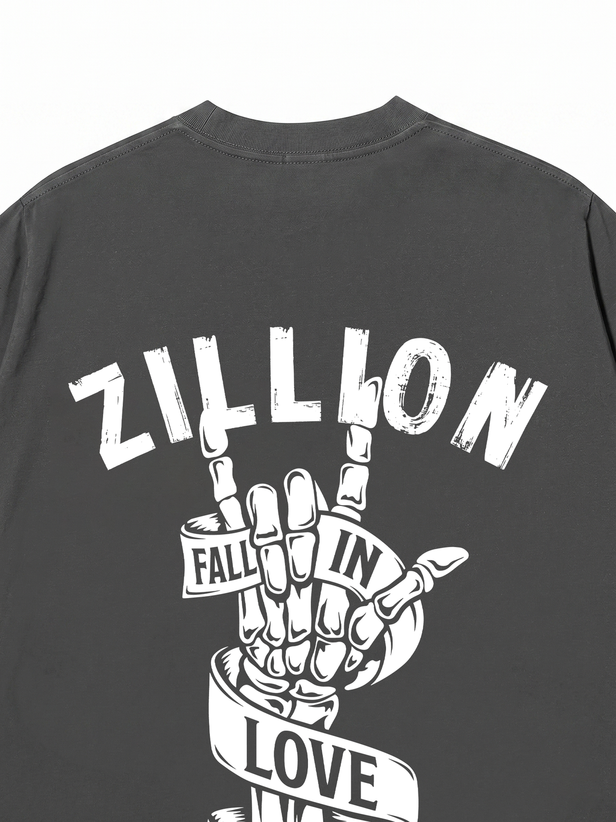 Áo Thun Relaxed Fit Skull Fall In Love