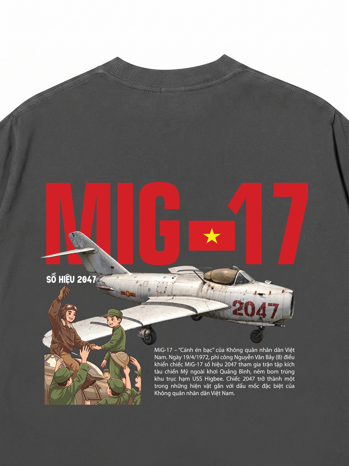 Áo Thun Relaxed Fit Mig-17