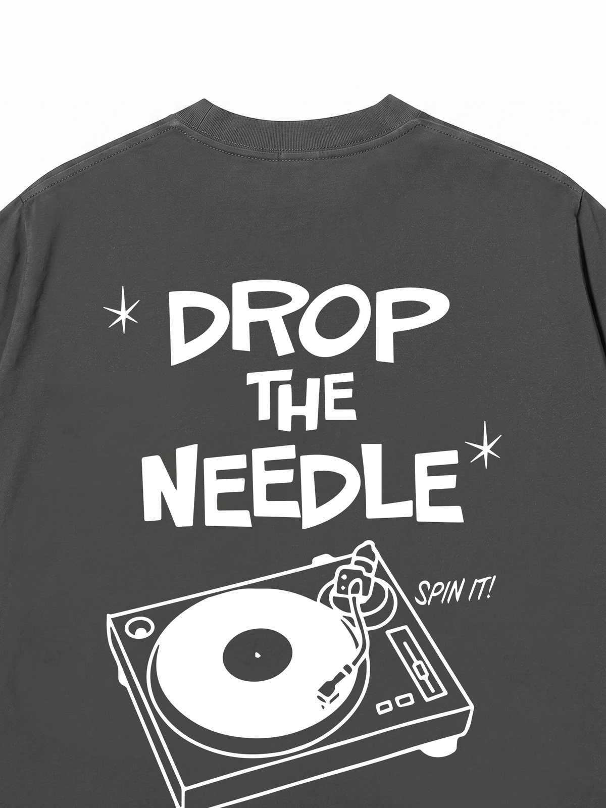 Áo Thun Relaxed Fit Drop The Needle