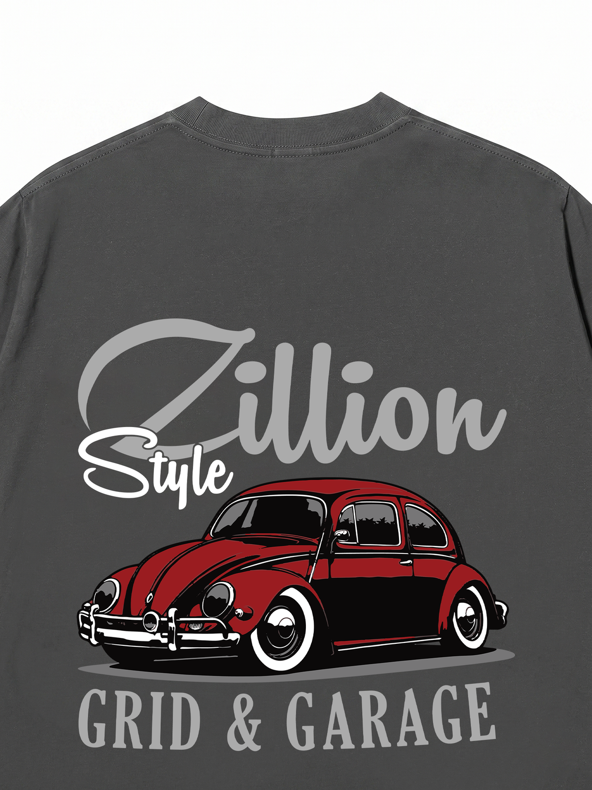 Áo Thun Relaxed Fit Zillion Style Grid & Garage