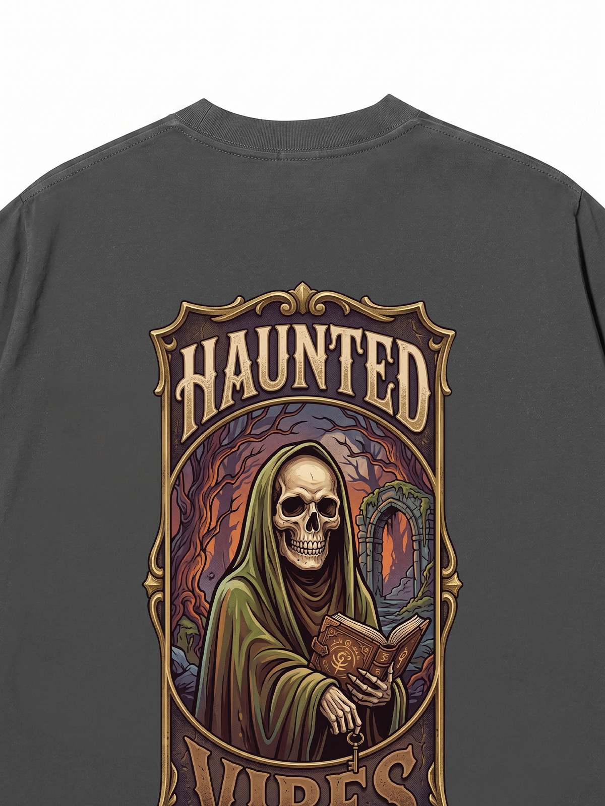 Áo Thun Relaxed Fit Haunted Vibe