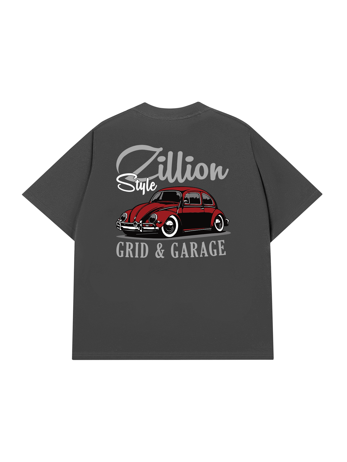 Áo Thun Relaxed Fit Zillion Style Grid & Garage