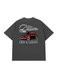 Áo Thun Relaxed Fit Zillion Style Grid & Garage