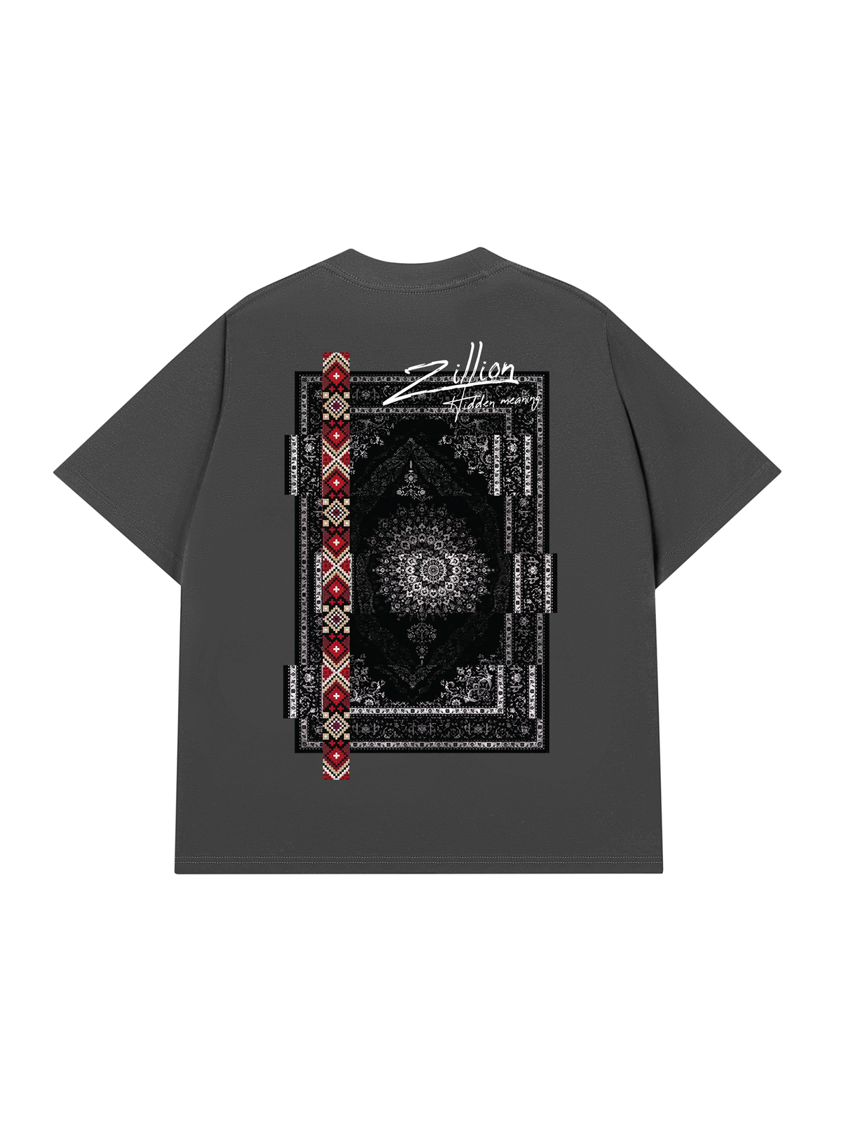 Áo Thun Relaxed Fit Zillion Black Rug