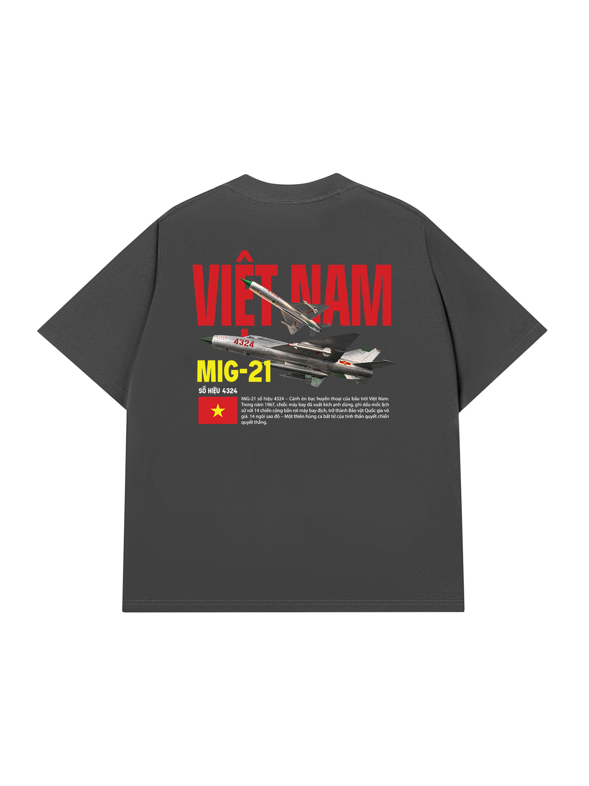 Áo Thun Relaxed Fit Việt Nam Mig-21