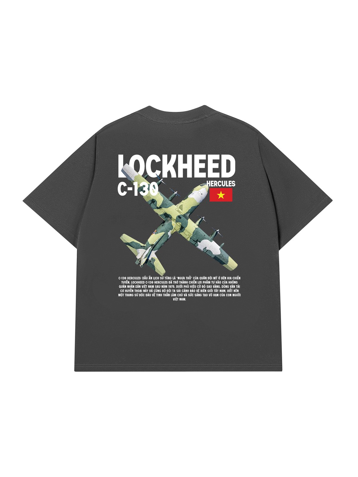 Áo Thun Relaxed Fit Việt Nam Lockheed C-130 Hercules