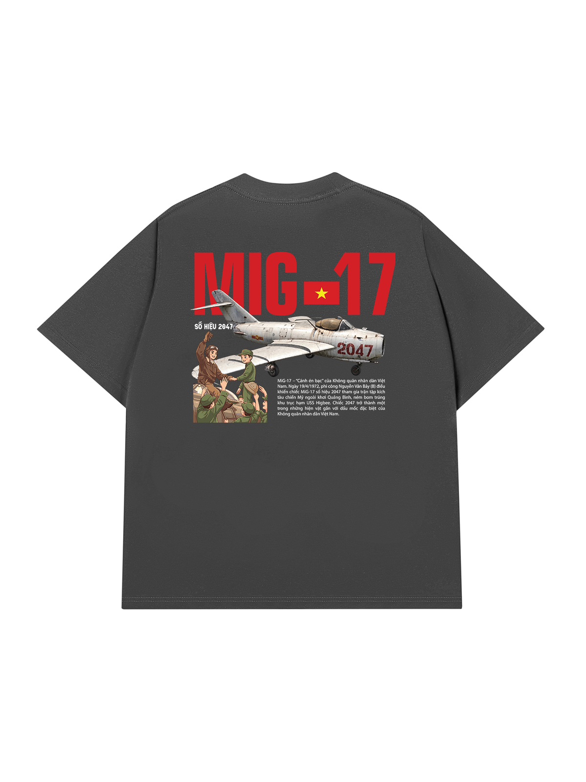 Áo Thun Relaxed Fit Mig-17