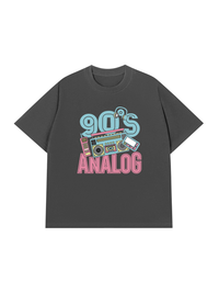 Áo Thun Relaxed Fit 90s Analog