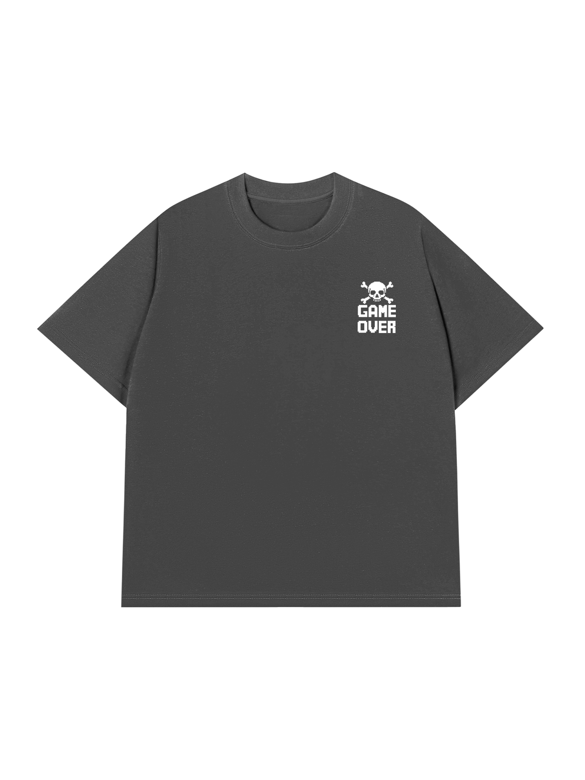 Áo Thun Relaxed Fit Skull Game Over