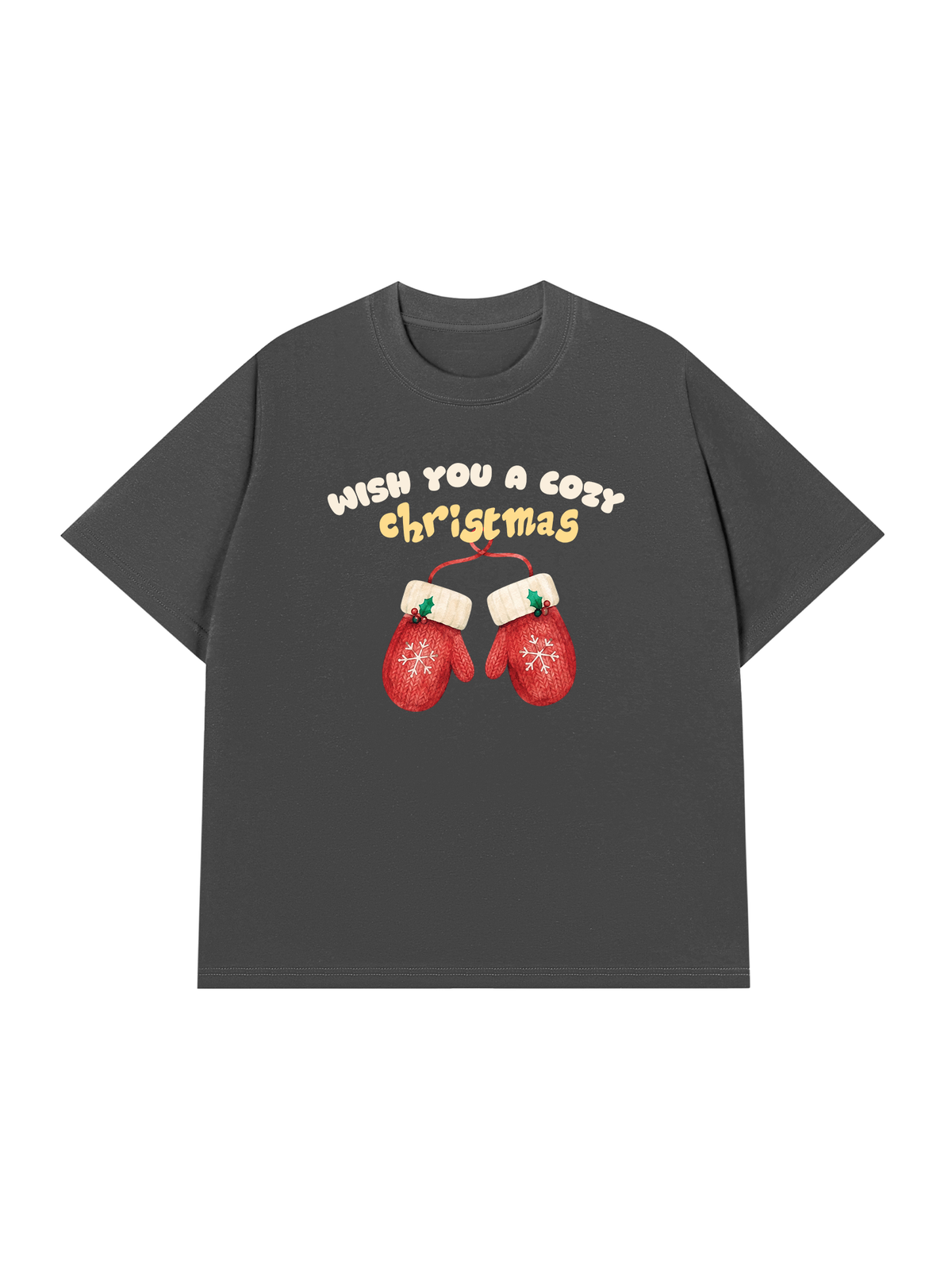 Áo Thun Relaxed Fit Wish You A Cozy Christmas