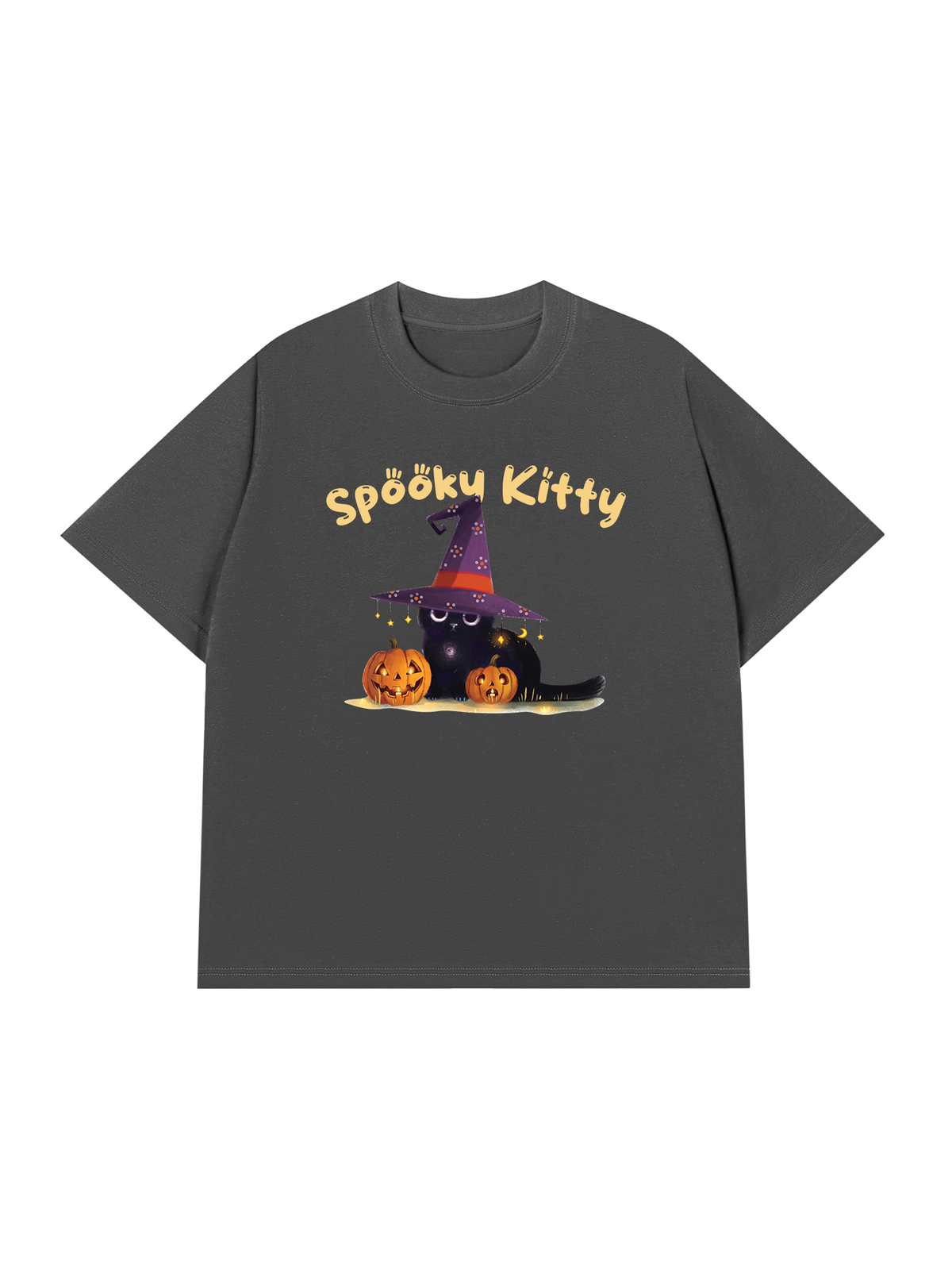 Áo Thun Relaxed Fit Spooky Kitty
