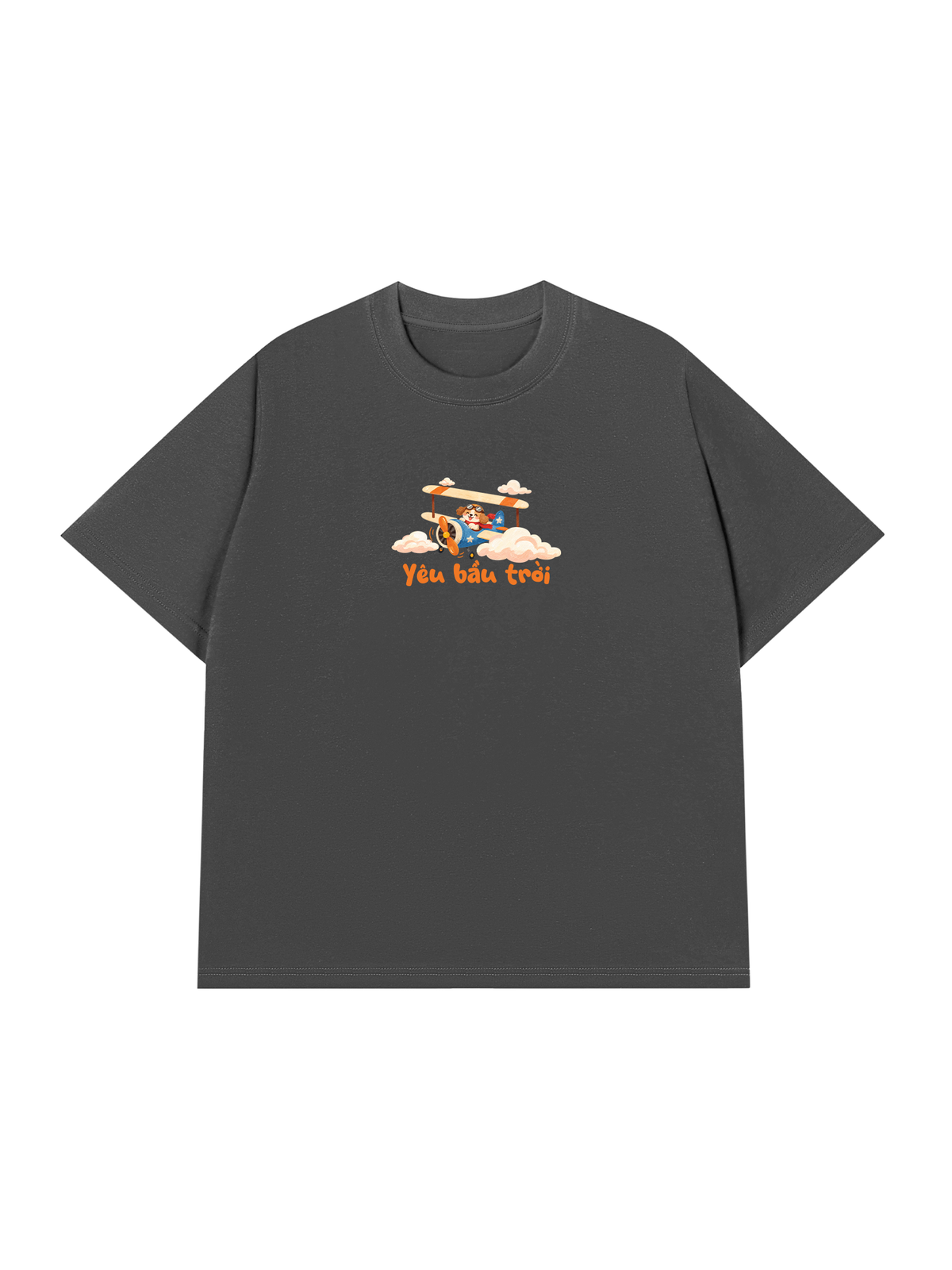 Áo Thun Relaxed Fit Yêu Bầu Trời
