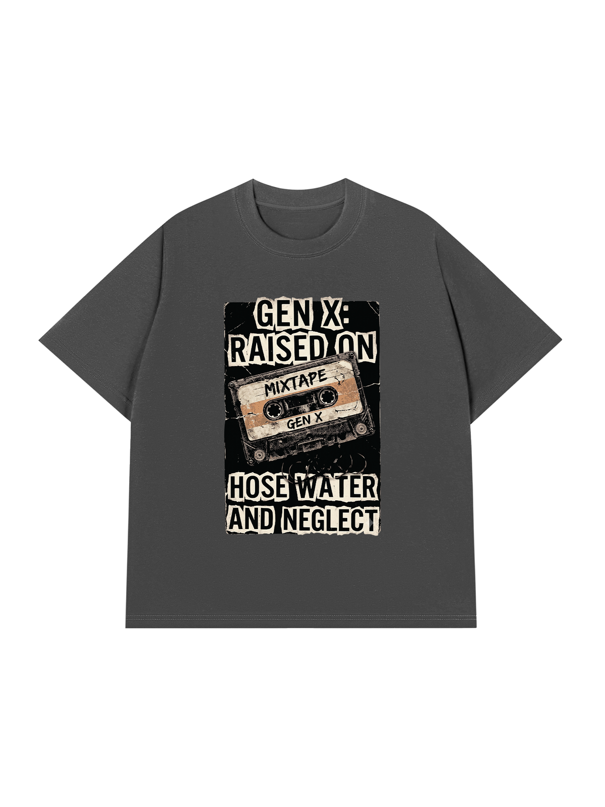 Áo Thun Relaxed Fit Gen X Raised On