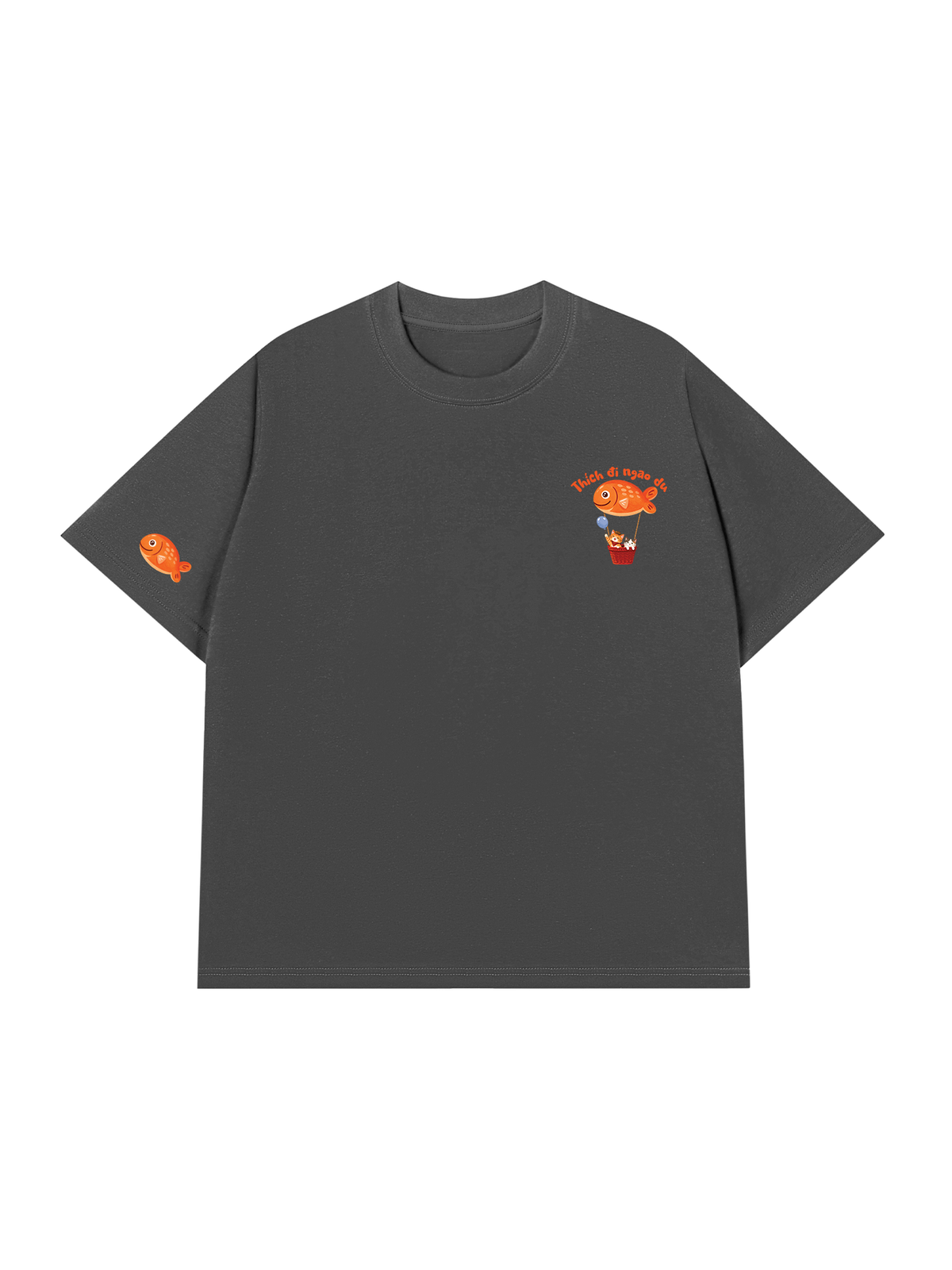 Áo Thun Relaxed Fit Thích Đi Ngao Du