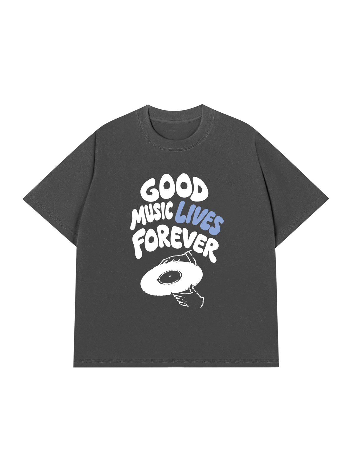 Áo Thun Relaxed Fit Good Music Lives Forever