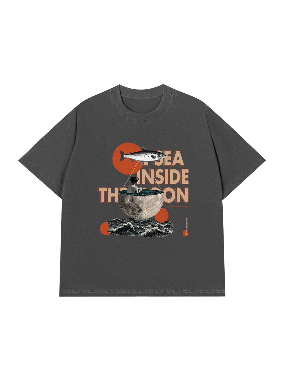 Áo Thun Relaxed Fit THE SEA INSIDE THE MOON