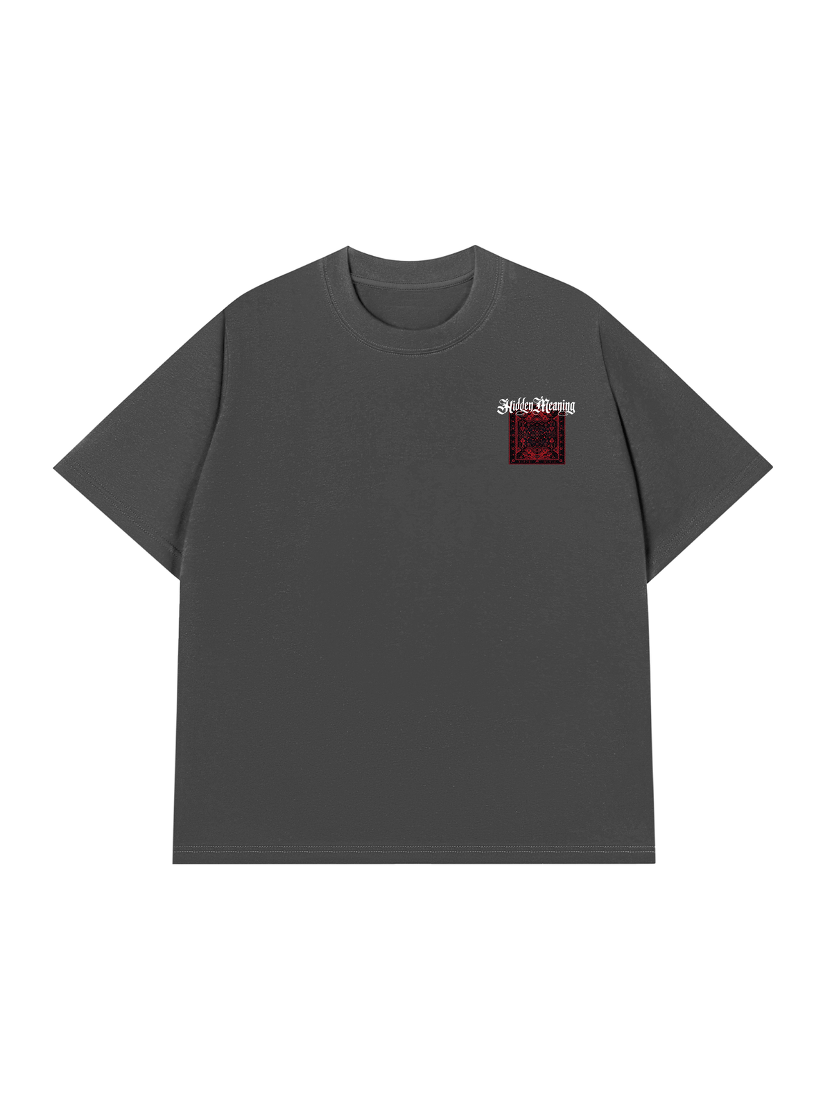 Áo Thun Relaxed Fit Hidden Meaning Red Rug