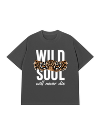 Áo Thun Relaxed Fit Wild Soul Will Never Die