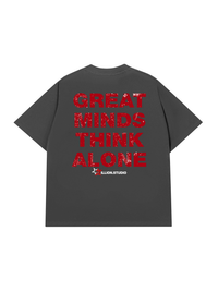 Áo Thun Relaxed Fit Great Minds Think Alone