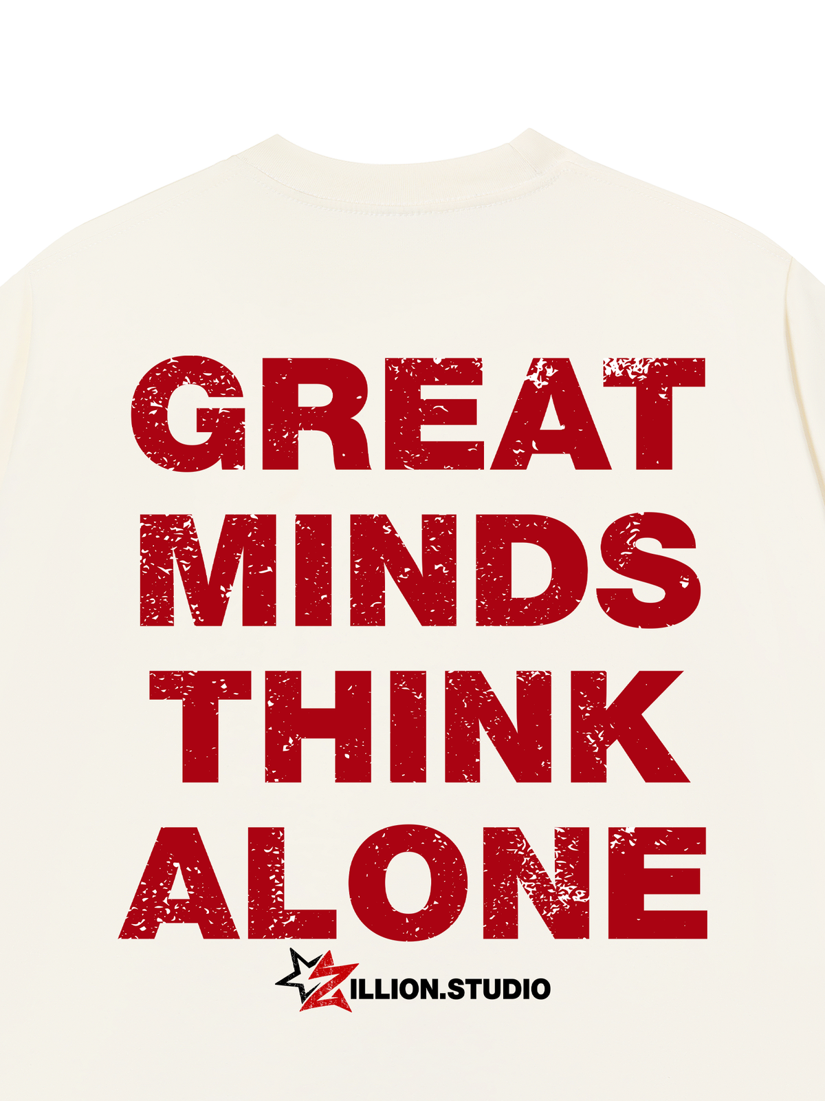 Áo Thun Relaxed Fit Great Minds Think Alone