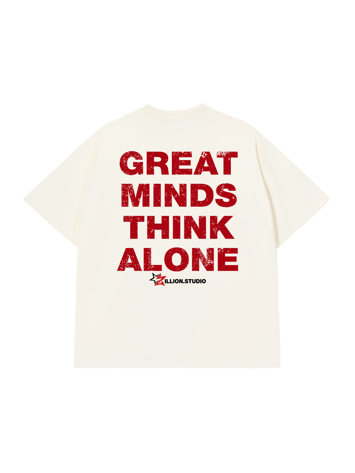 Áo Thun Relaxed Fit Great Minds Think Alone