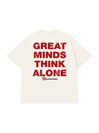 Áo Thun Relaxed Fit Great Minds Think Alone